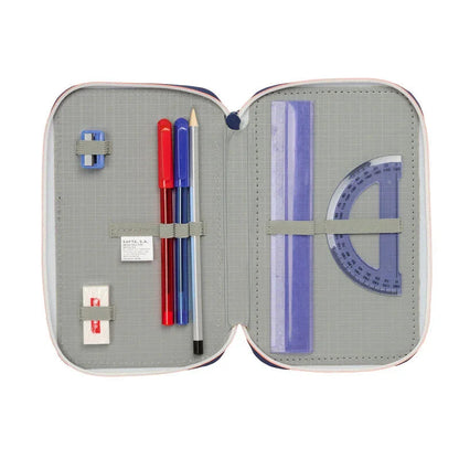 F.C. Barcelona 2 Equipment 25/26 triple pencil case 37pcs Nerdscape