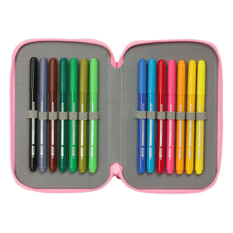 Peppa Pig Baby Pig double pencil case 29pcs Nerdscape