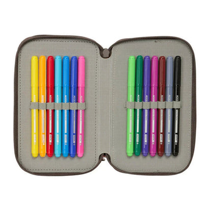 Jurassic World triple pencil case 37pcs Nerdscape