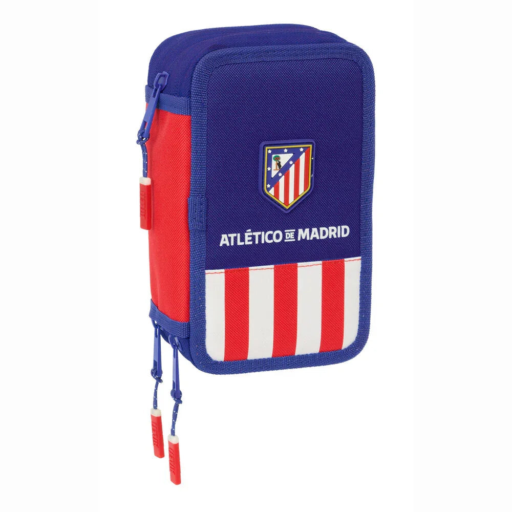 Atletico de Madrid triple pencil case 37pcs Nerdscape