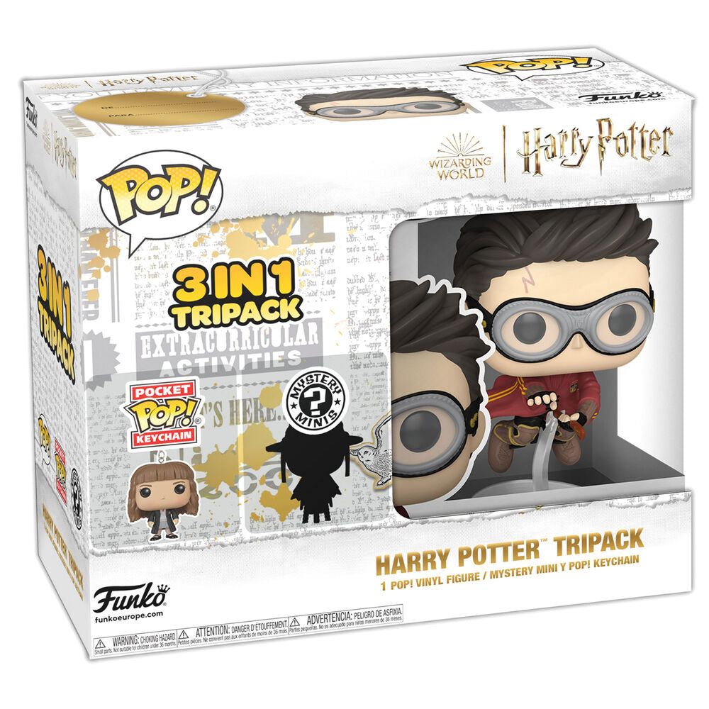 Coffret Funko Harry Potter POP + Mini Mystère + Porte-clés