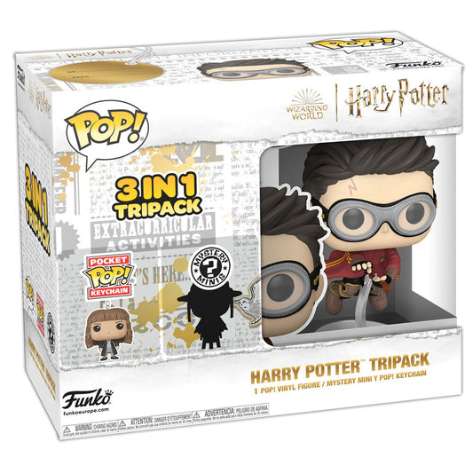 Coffret Funko Harry Potter POP + Mini Mystère + Porte-clés