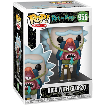 Funko Pop! Rick and Morty Rick with Glorzo - Figura da Collezione Vinyl Nerdscape