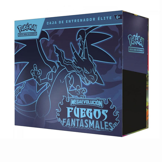 American Pokemon Phantasmal Flames Elite Trainer case trading card game Latin