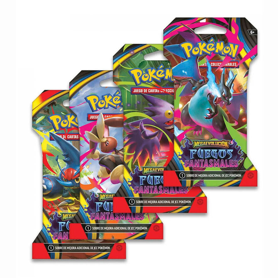 American Pokemon Phantasmal Flames assorted Sleeved Boosters Collectible card game latin