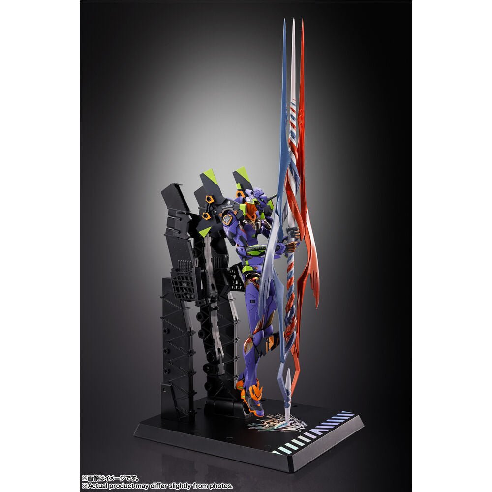 Neon Genesis Evangelion Build Eva Test Type - 01 30th with the Spear of Gaius figure 22cm - Nerdscape