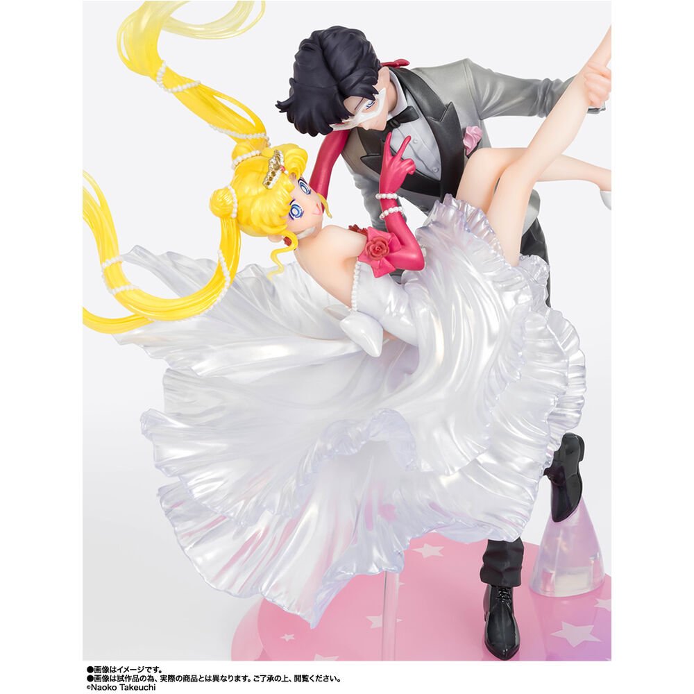 Sailor Moon Chouette Usagi ＆Tuxedo Mask Moonlight Glow Edition Figuarts Zero figure 24cm - Nerdscape