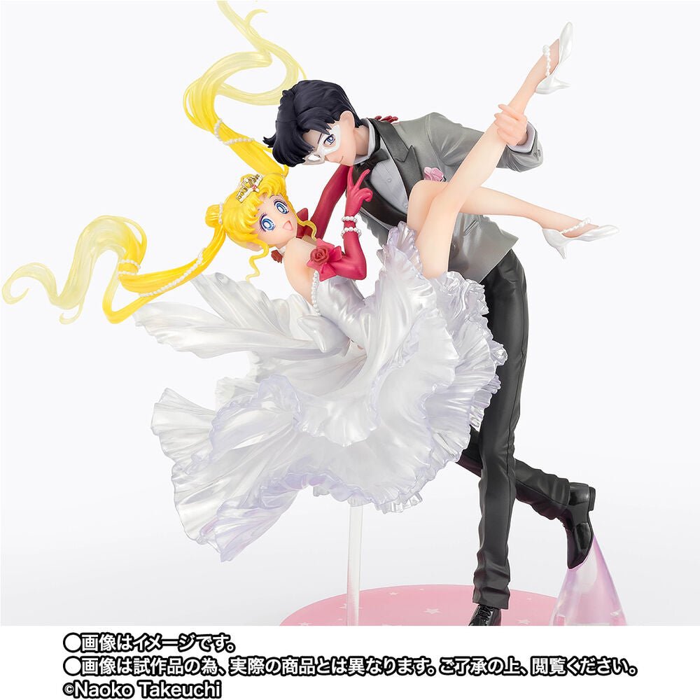 Sailor Moon Chouette Usagi ＆Tuxedo Mask Moonlight Glow Edition Figuarts Zero figure 24cm - Nerdscape