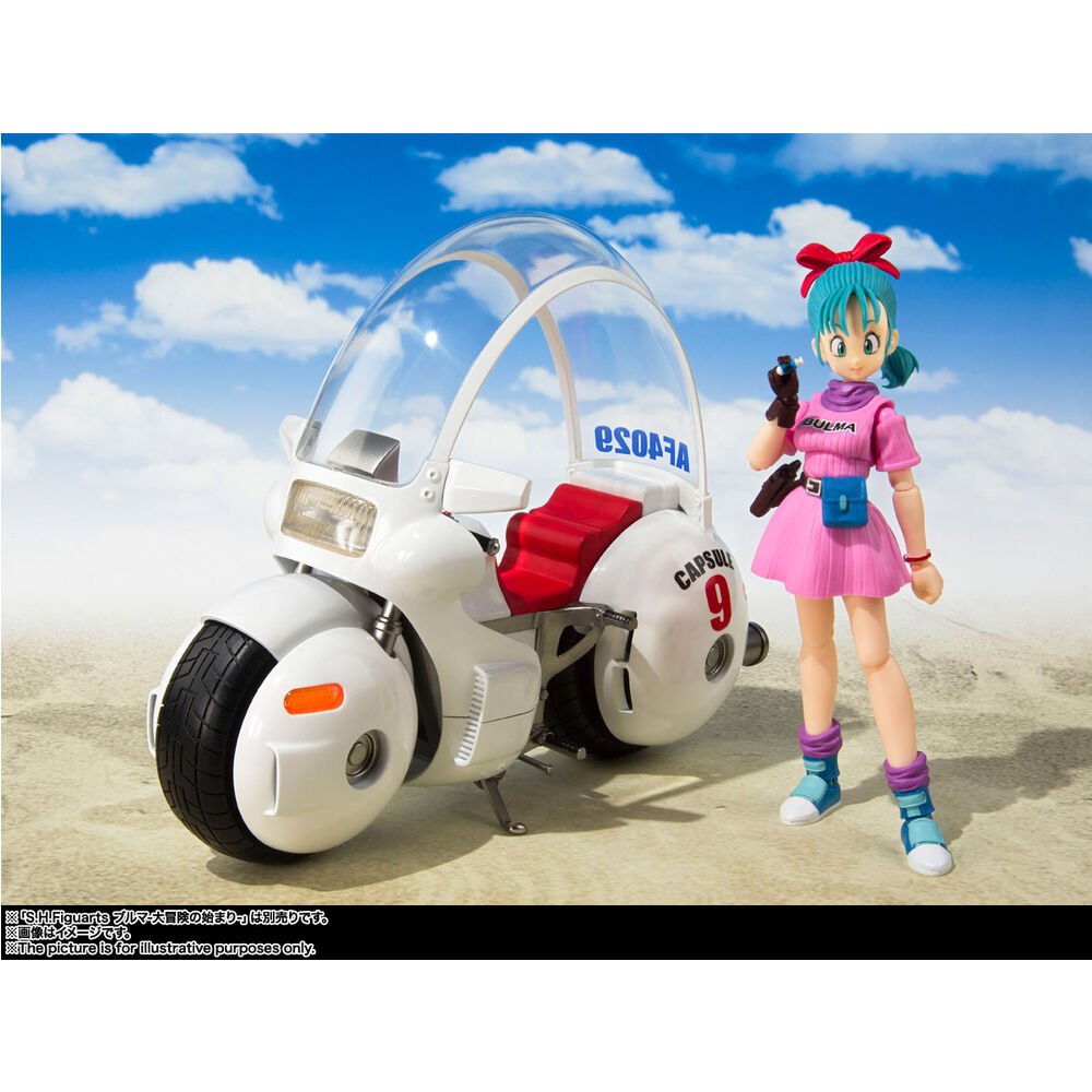 Dragon Ball Bulma's Motorcycle Hoipoi Capsule No. 9 S.H. Figuarts figure 17cm - Nerdscape