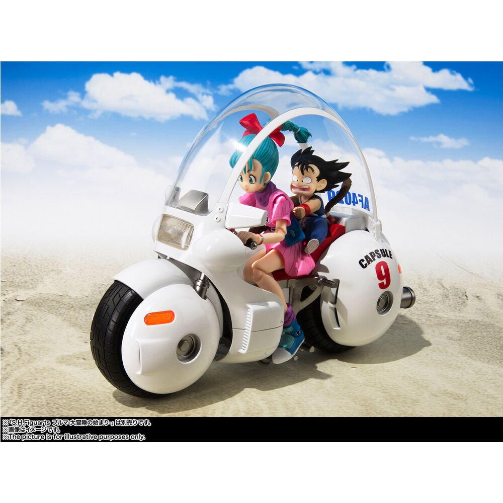 Dragon Ball Bulma's Motorcycle Hoipoi Capsule No. 9 S.H. Figuarts figure 17cm - Nerdscape