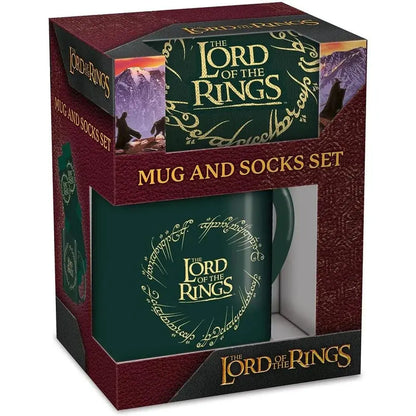 The Lord of the Rings mug and socks set Nerdscape