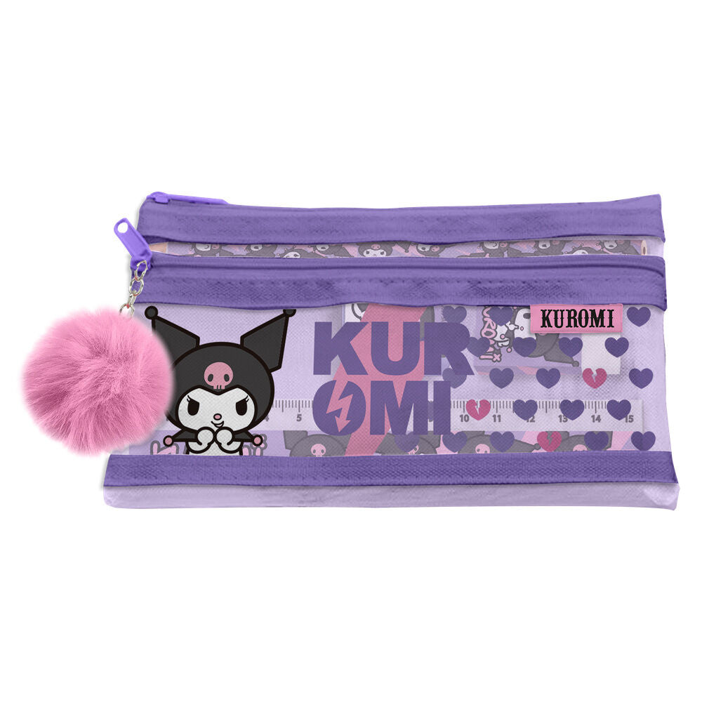Hello Kitty Kuromi pencil case stationery set Nerdscape