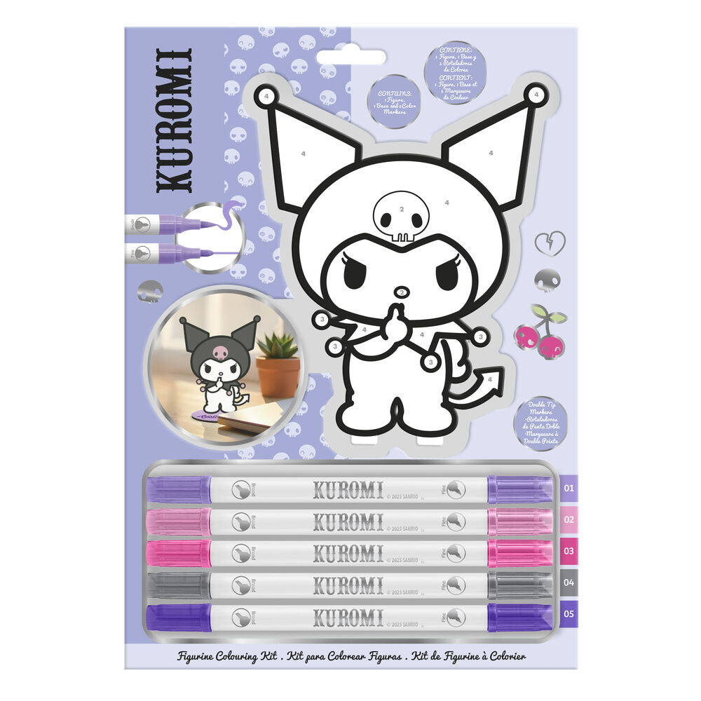 Hello Kitty Kuromi Colouring set Nerdscape
