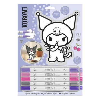 Hello Kitty Kuromi Colouring set Nerdscape