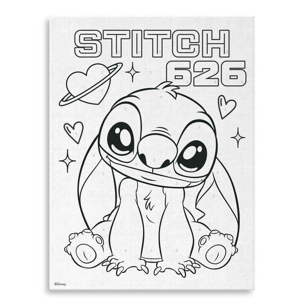 Disney Stitch paint by numbers Nerdscape