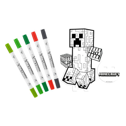 Minecraft Colouring set Nerdscape