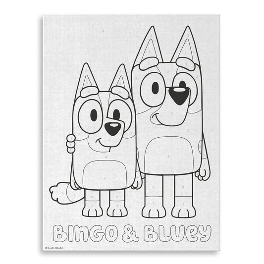 Bluey paint by numbers Nerdscape