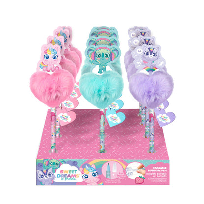 Sweet Dreams & Friends assorted 3D pompom topper pen Nerdscape