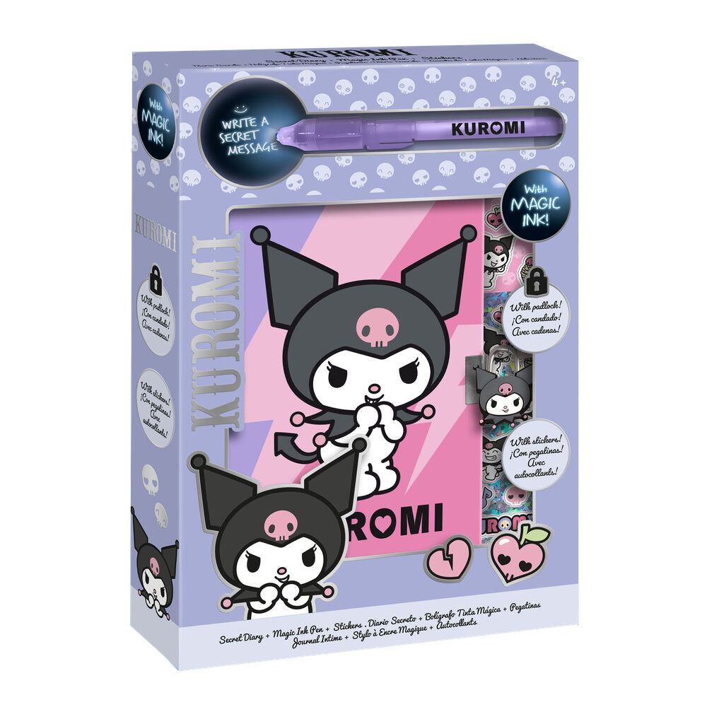 Hello Kitty Kuromi Diary + magic pen Nerdscape