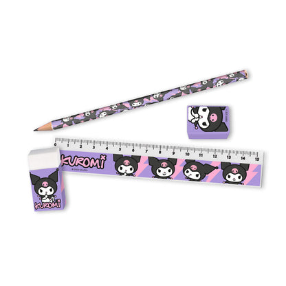 Hello Kitty Kuromi pencil case stationery set Nerdscape