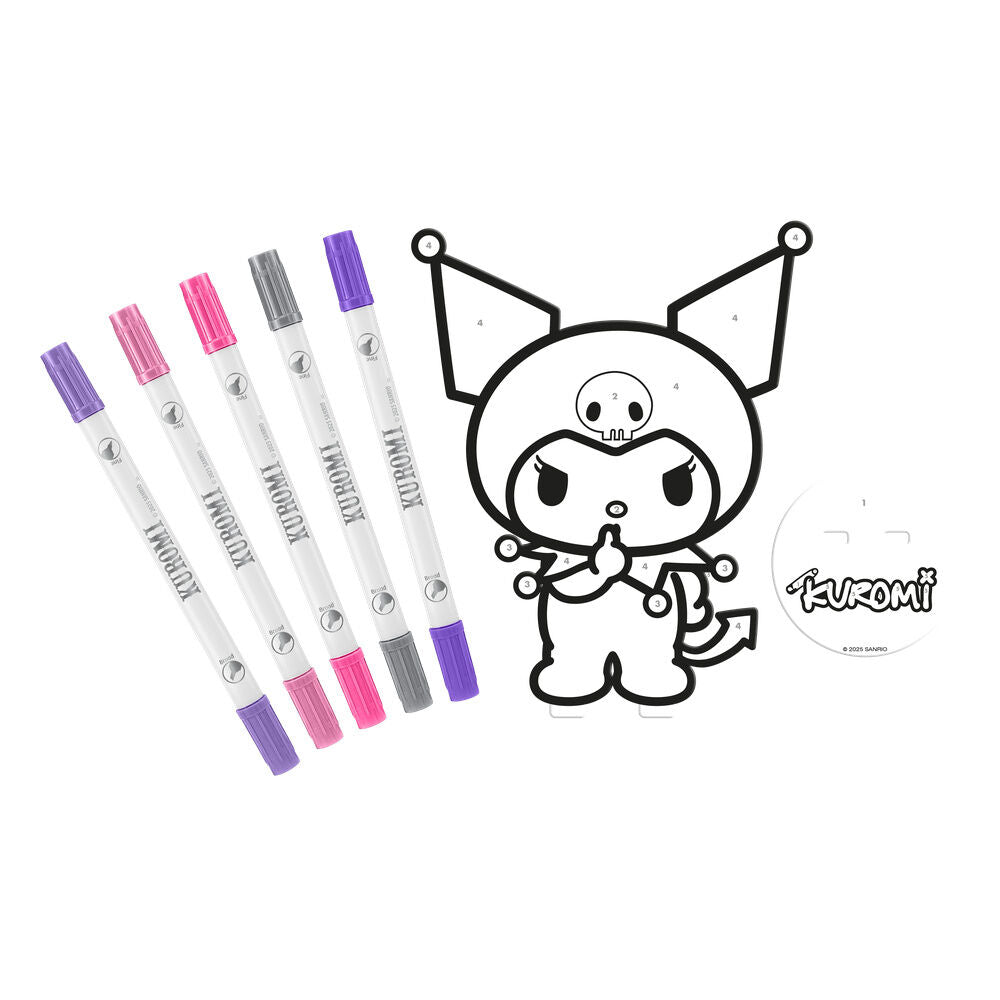 Hello Kitty Kuromi Colouring set Nerdscape