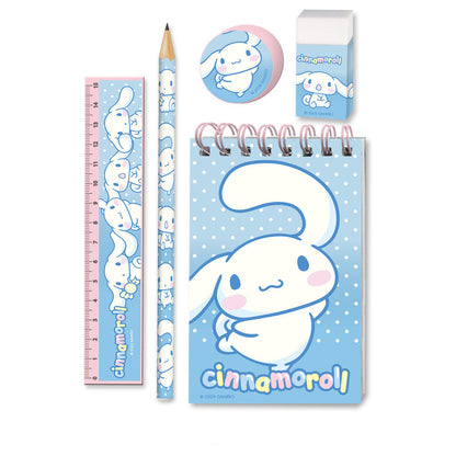 Hello Kitty Cinnamoroll stationary set 5pcs Nerdscape
