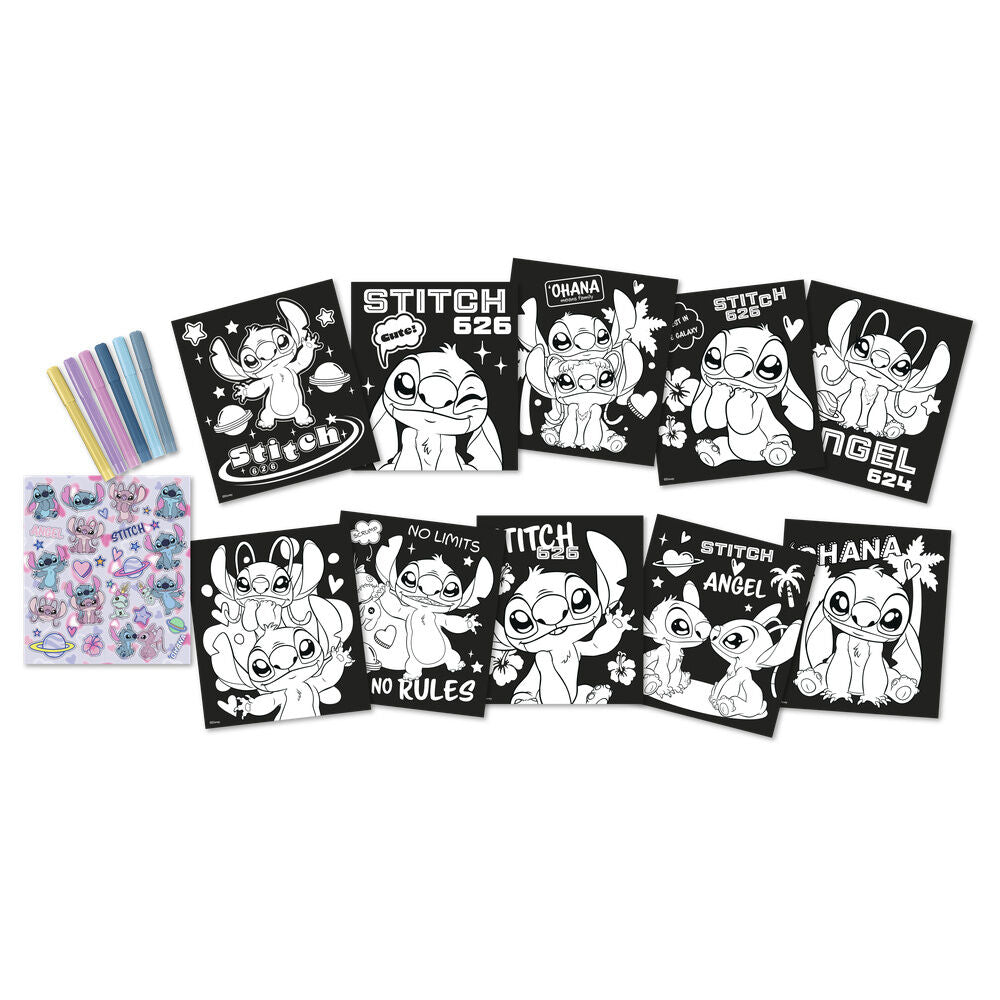 Disney Stitch Notebook + markers Nerdscape