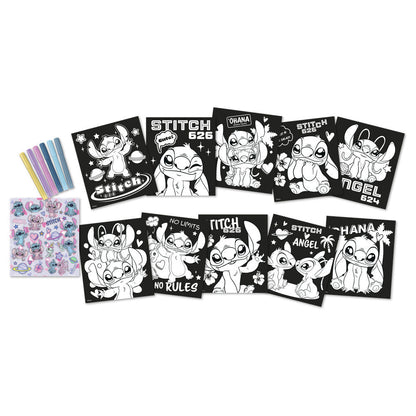 Disney Stitch Notebook + markers Nerdscape