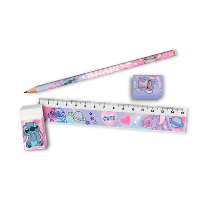Disney Stitch pencil case stationery set Nerdscape