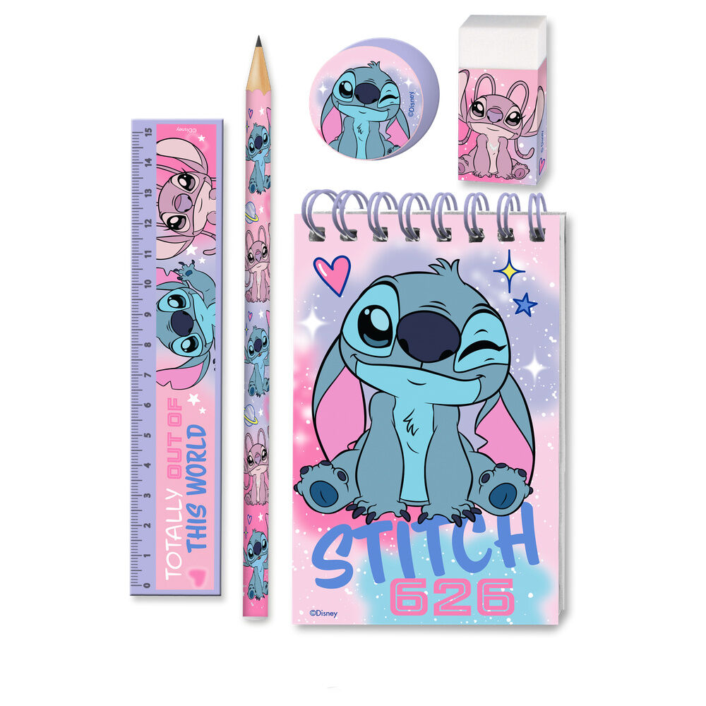 Disney Stitch Stationery set 5pcs Nerdscape
