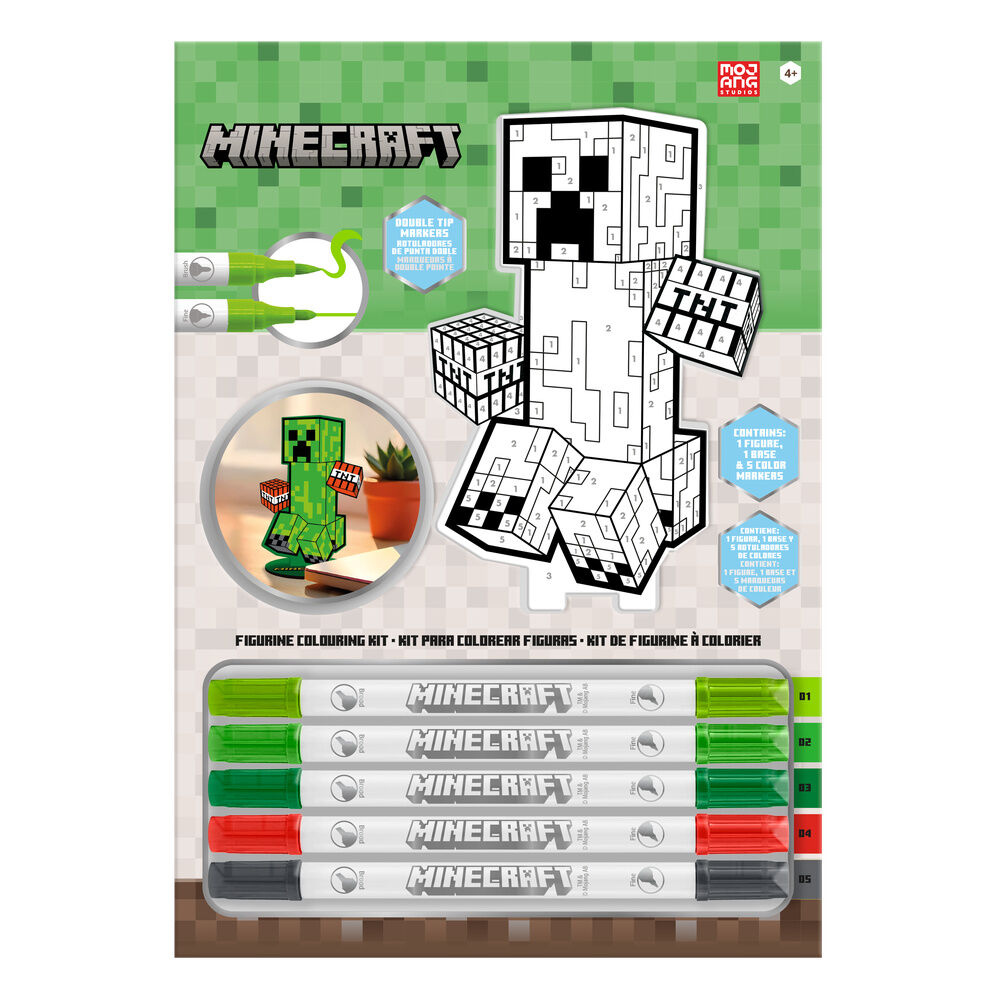 Minecraft Colouring set Nerdscape