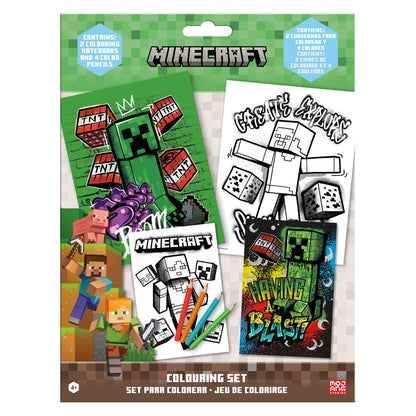Minecraft Colouring set