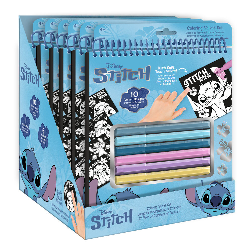 Disney Stitch Notebook + markers Nerdscape