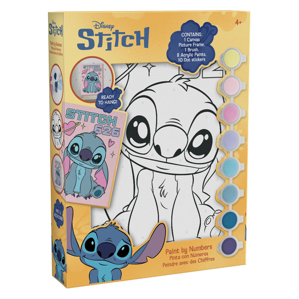 Disney Stitch paint by numbers Nerdscape