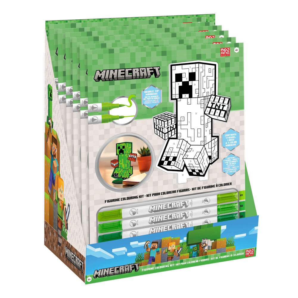 Minecraft Colouring set Nerdscape