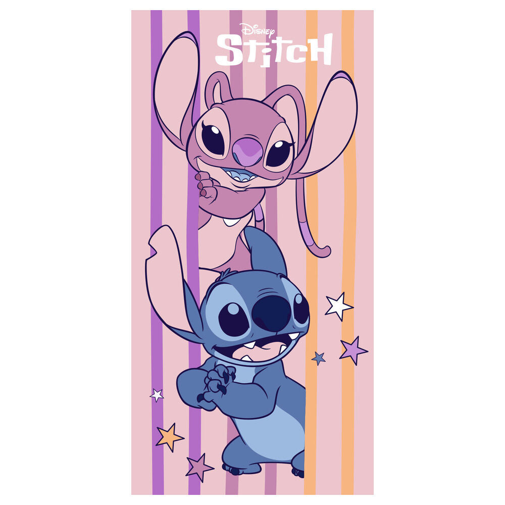 Disney Stitch & Angel microfibre beach towel Nerdscape