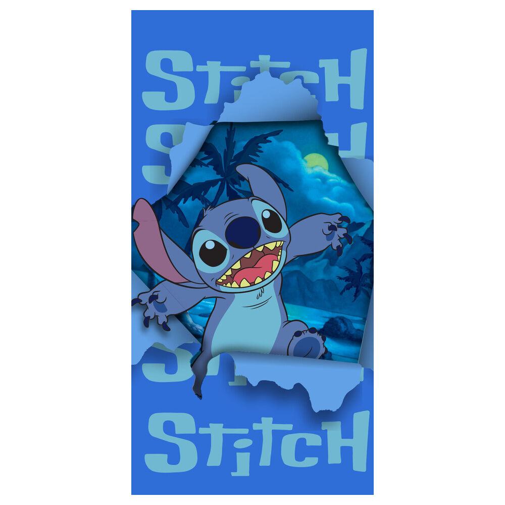 Disney Stitch microfibre beach towel Nerdscape