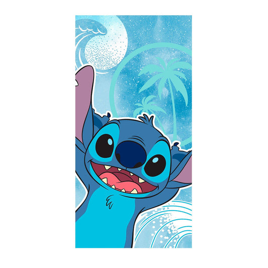 Serviette de plage en coton Disney Stitch