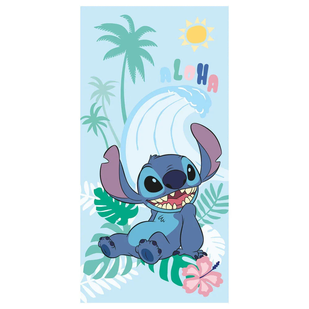 Disney Stitch cotton beach towel Nerdscape