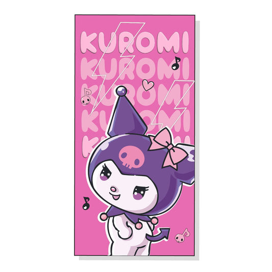 Hello Kitty Kuromi microfibre beach towel Nerdscape
