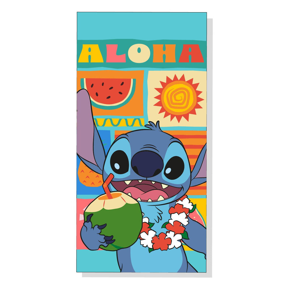 Disney Stitch microfibre beach towel Nerdscape