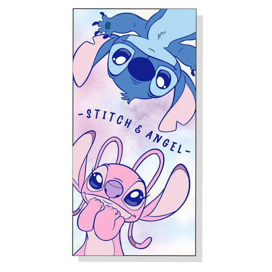Disney Stitch & Angel microfibre beach towel Nerdscape