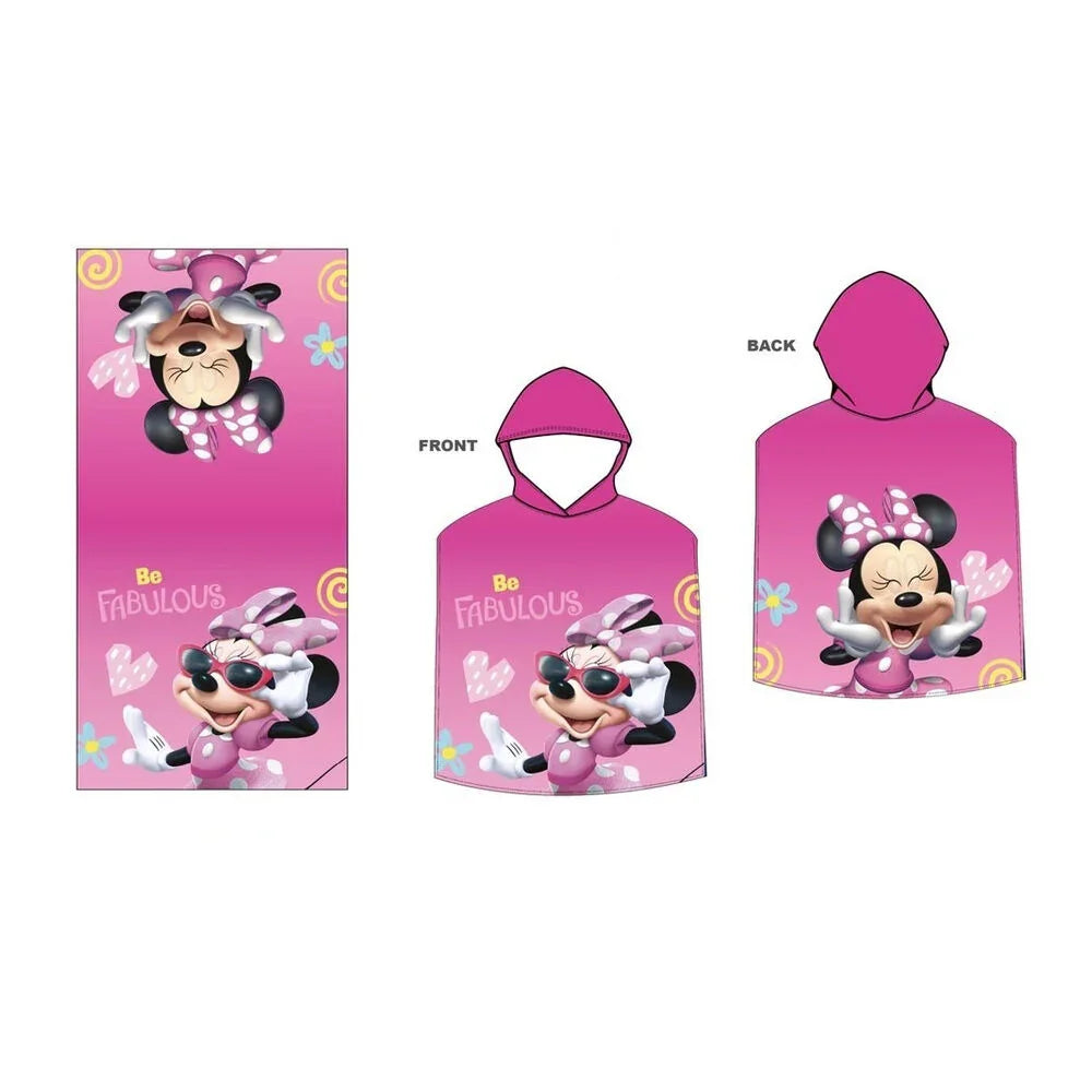 Disney Minnie microfibre poncho towel Nerdscape