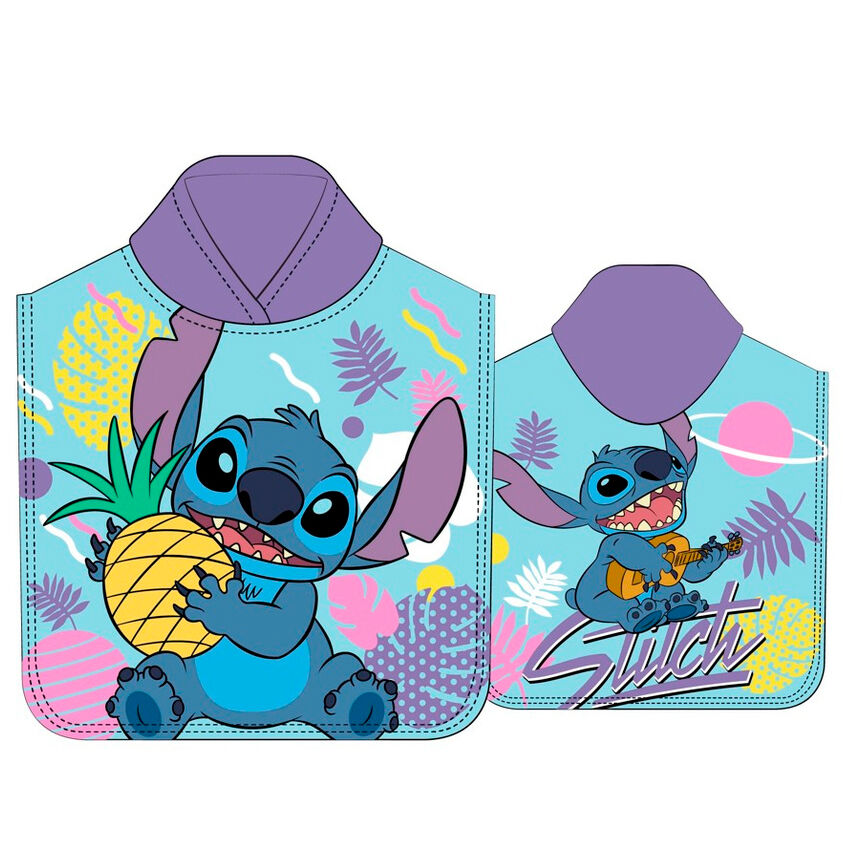 Disney Stitch microfibre poncho towel Nerdscape