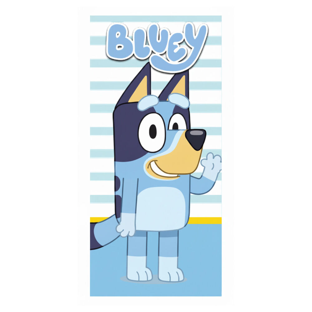 Bluey microfibre beach towel Nerdscape