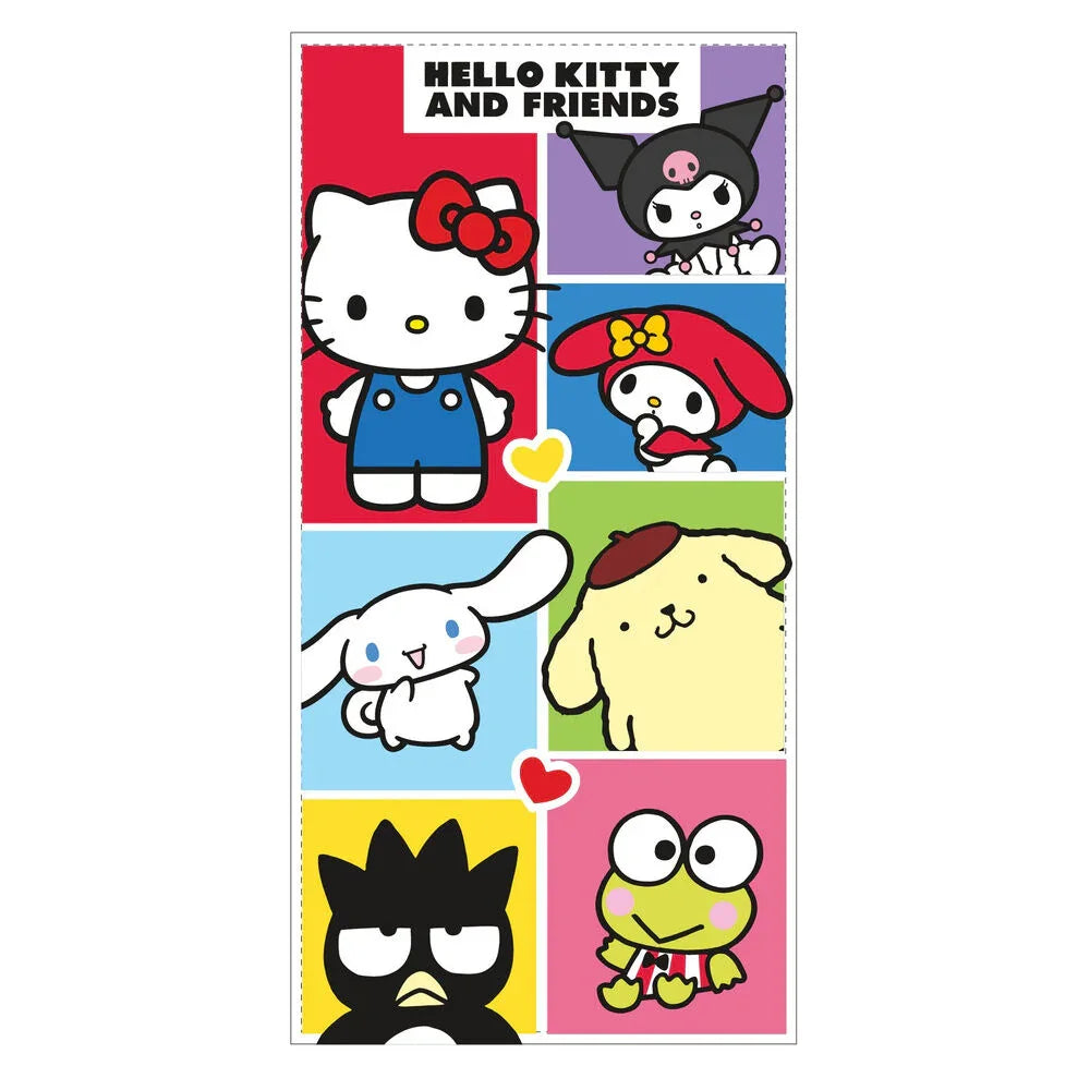 Hello Kitty and Friends microfibre beach towel Nerdscape