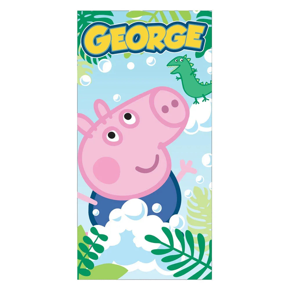 Peppa Pig George microfibre beach towel Nerdscape