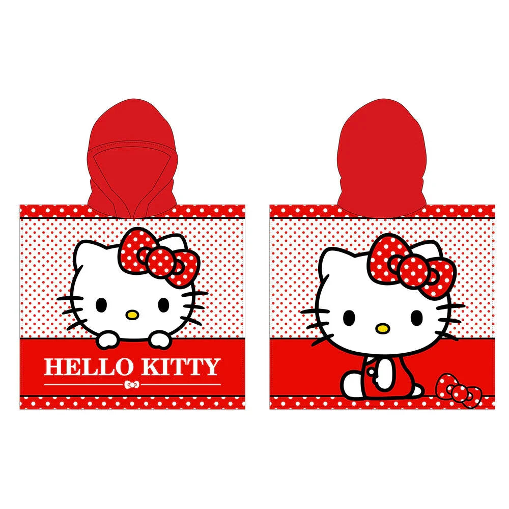 Hello Kitty microfibre poncho towel Nerdscape