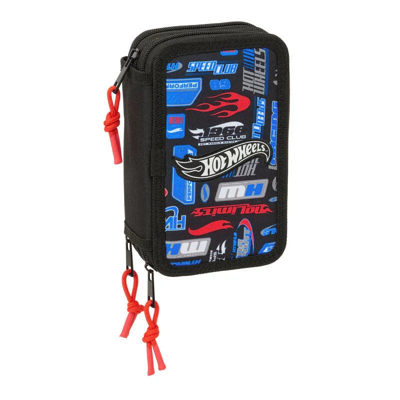 Hot Wheels triple pencil case 37pcs Nerdscape