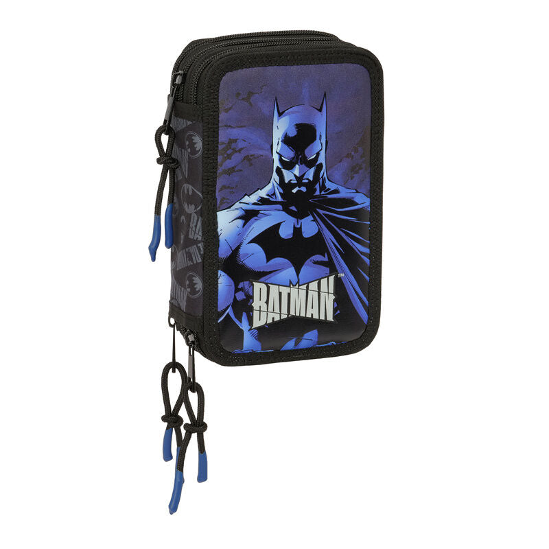 DC Comics Batman triple pencil case 37pcs Nerdscape